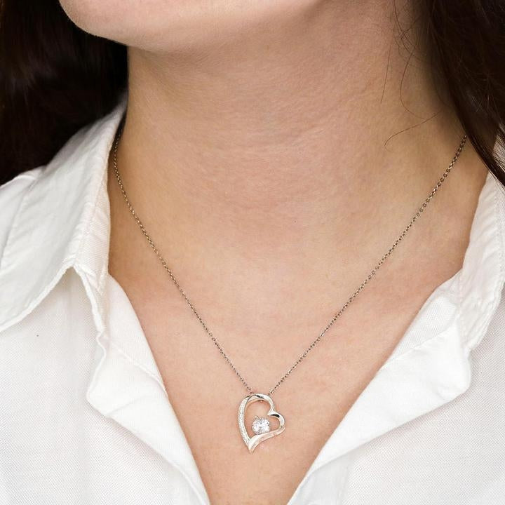 Special Valentine Gift For Your Girlfriend- Silver Necklace