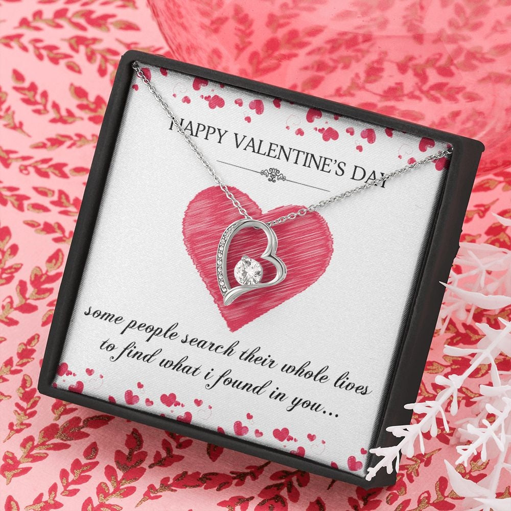 Special Gift For Your Valentine - Silver Necklace