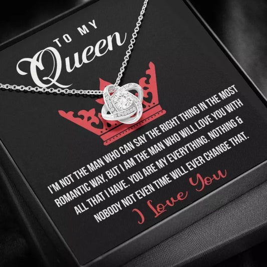 Best Gift For Your Queen - Silver Necklace